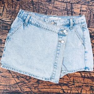 Altar'd State Light Blue Denim Skirt